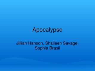 Apocalypse