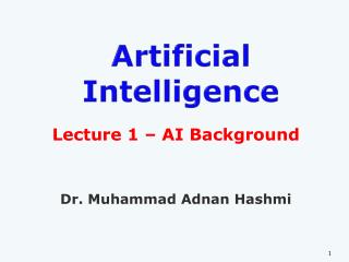 Artificial Intelligence