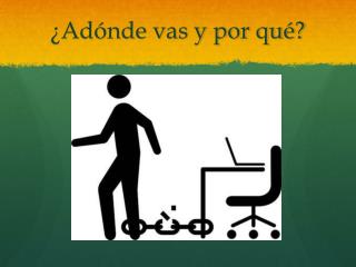 ¿Adónde vas y por qué?