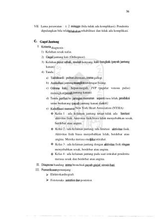 (bila tidak ada komplikasi). Penderita rehabilitasi dan tidak ada komplikasi.