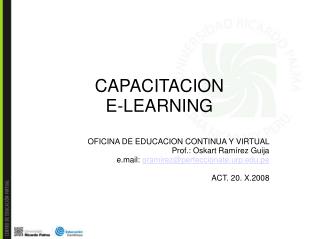 CAPACITACION E-LEARNING