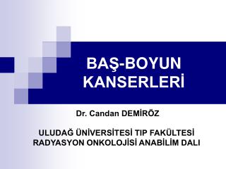 BAŞ-BOYUN KANSERLERİ