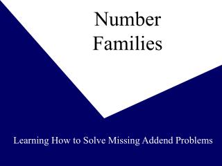 Number Families