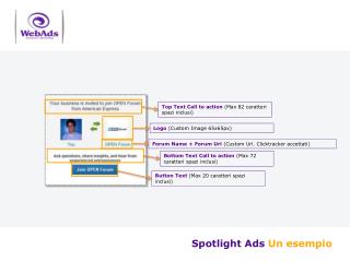 Spotlight Ads Un esempio