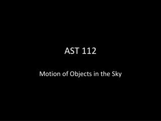 AST 112