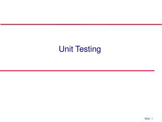 Unit Testing