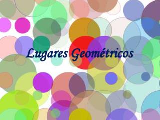 Lugares Geométricos