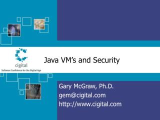 Java VM’s and Security