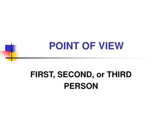 POINT OF VIEW