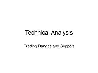 Technical Analysis