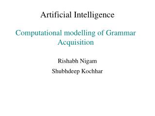 Artificial Intelligence