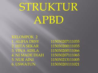 STRUKTUR APBD