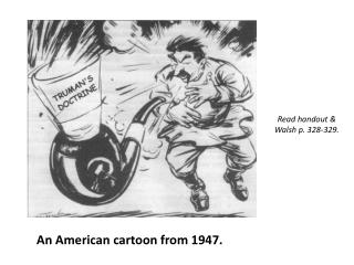 An American cartoon from 1947.