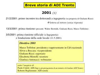 Breve storia di ADI Trento