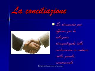 La conciliazione