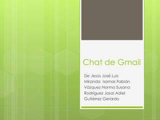 Chat de Gmail