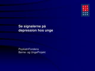 Se signalerne på depression hos unge