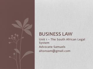 Business law