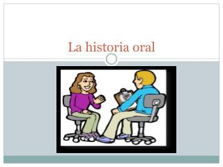 La historia oral