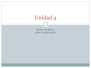 Unidad 4