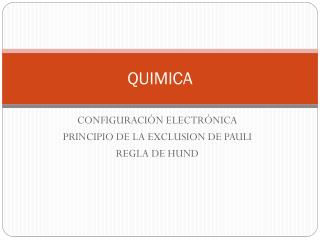 QUIMICA