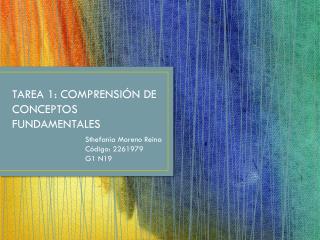 TAREA 1: COMPRENSIÓN DE CONCEPTOS FUNDAMENTALES