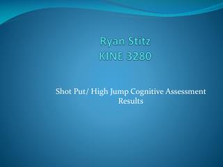 Ryan Stitz KINE 3280