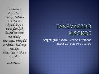 Tanévkezdő kisokos
