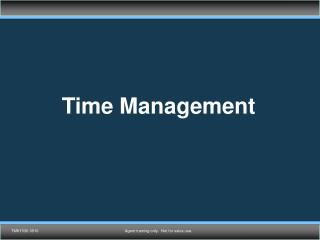 Time Management