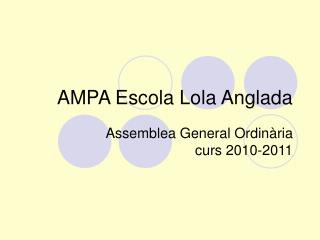 AMPA Escola Lola Anglada