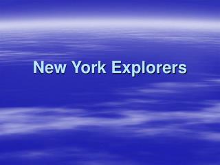 New York Explorers