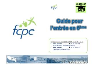 Guide pour l’entrée en 6 ème
