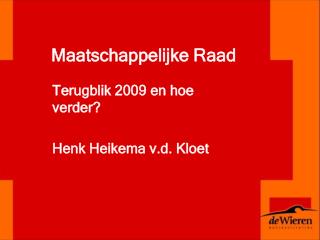 Maatschappelijke Raad