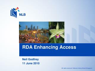 RDA Enhancing Access