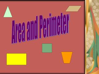 Area and Perimeter