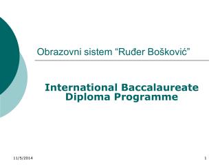 Obrazovni sistem “Ruđer Bošković”