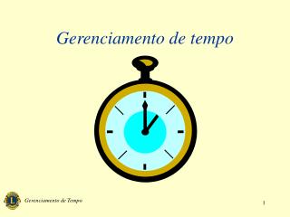 Gerenciamento de tempo