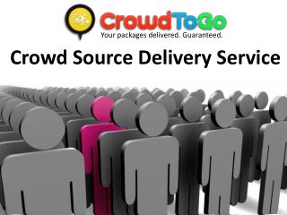 Crowd Source Delivery Service