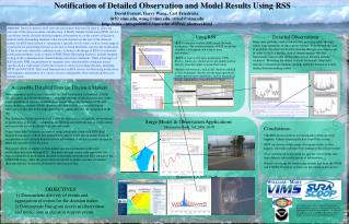 Notification of Detailed Observation and Model Results Using RSS