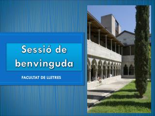 Sessió de benvinguda