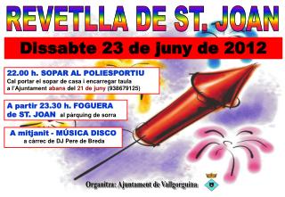 Dissabte 23 de juny de 2012