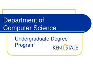 Department of Computer Science