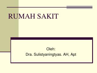 RUMAH SAKIT