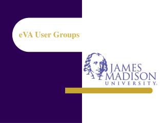 eVA User Groups