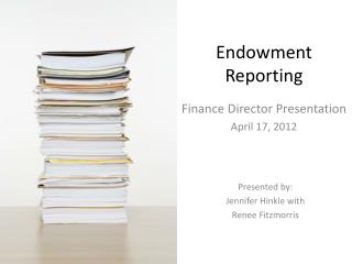 Endowment Reporting