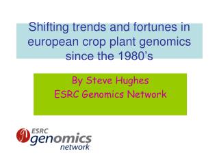 Shifting trends and fortunes in european crop plant genomics since the 1980’s