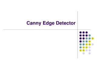 Canny Edge Detector