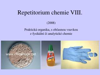 Repetitorium chemie VIII.