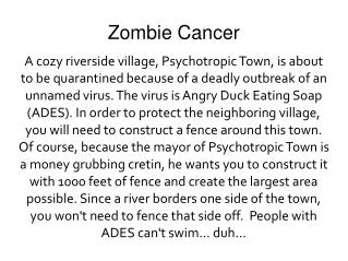 Zombie Cancer