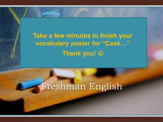 Freshman English